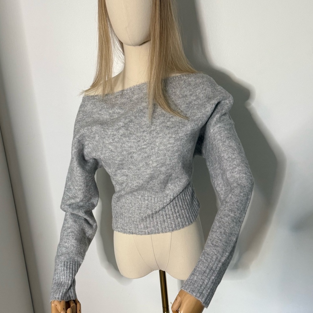 Garage spongy Off-Shoulder Sweater - Picture 2 of 4